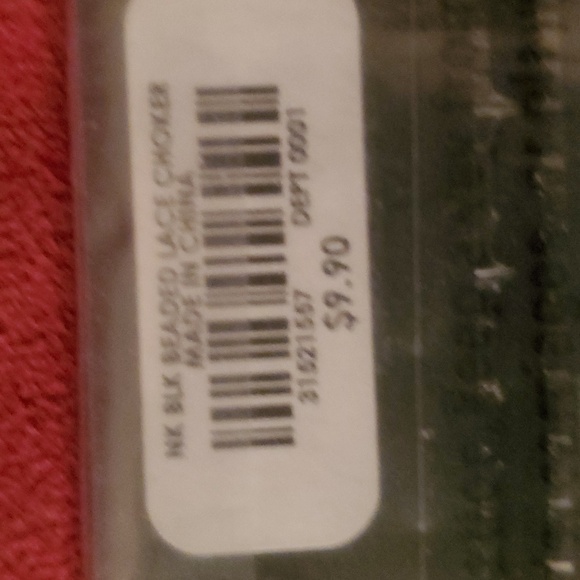 *NWT* Hot Topic's Cosmic Aura Black Lace Beaded Choker - Picture 13 of 16